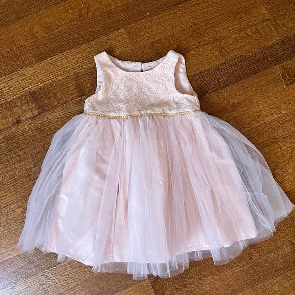 Tule and lace pink dress - Picture 1 of 4